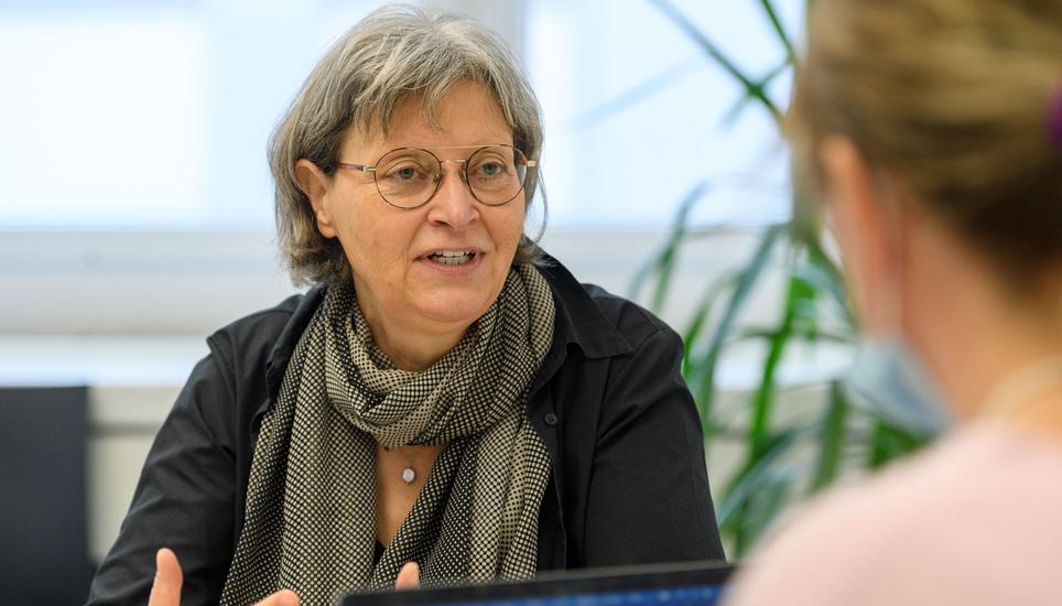 Margrit Østergaard hat die Leitung des Schaffhauser Covid-19-Teams sowie die Co-Leitung Kantonales Abklärungszentrum im Dezember 2021 übernommen. Bild: Michael Kessler