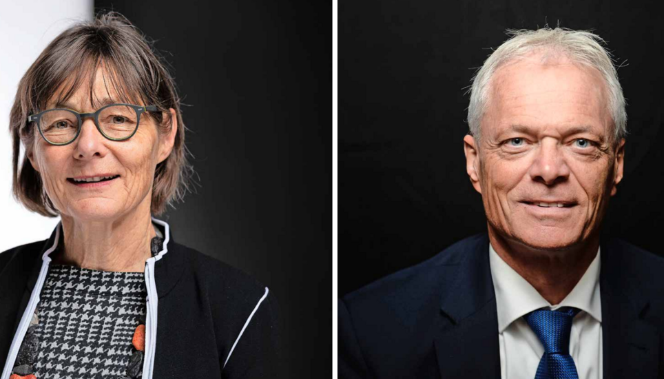 Die Schaffhauser Parlamentarier haben eine kontroverse Haltung zum Mediengesetz: Links die SP-Nationalrätin Martina Munz, rechts der parteilose Ständerat Thomas Minder. Bilder: Key/Selwyn Hoffmann