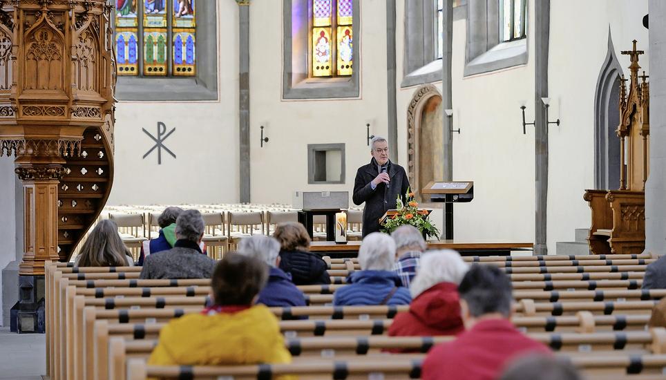 Ob die Friedensgebete nach dem 5. März noch weitergeführt werden, sei laut Matthias Eichrodt noch offen. Bild: Selwyn Hoffmann