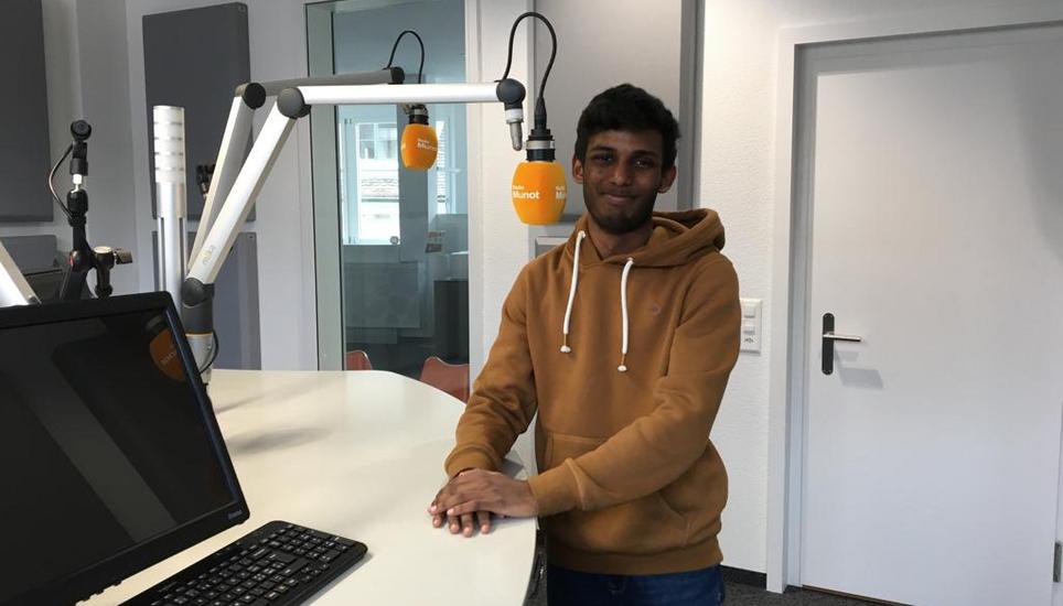 Nach seinem Kanti-Abschluss will Piranavan Subaharan an der ETH in Zürich studieren. Bild: Radio Munotf