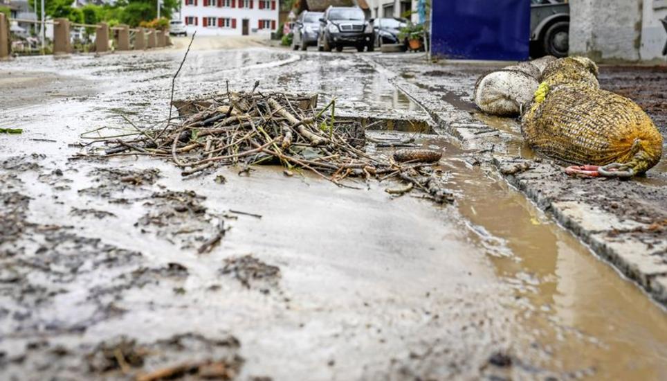 Mit Massnahmen und Geld aus dem Klimafonds sollen Überschwemmungen wie im letzten Sommer in Schleitheim möglichst verhindert werden. Bild: Melanie Duchene