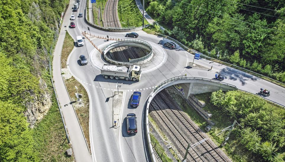 Der Engekreisel ist seit März nicht mehr vollständig umrundbar. Bild: Melanie Duchene