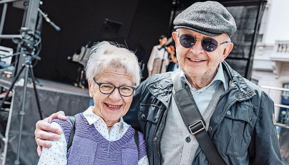 André und Esther Fröhlicher aus Rafz hätten nie gedacht, dass Europa wieder einem Angriffskrieg erlebt. Bild: Melanie Duchene