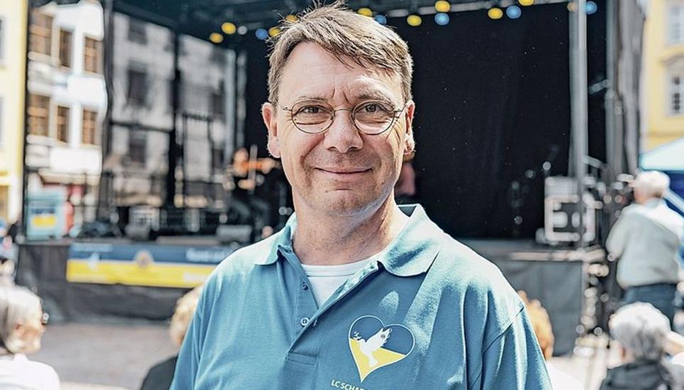 Ulrich Waldvogel Herzig aus Schaffhausen findet, dass Musik tröstet. Bild: Melanie Duchene