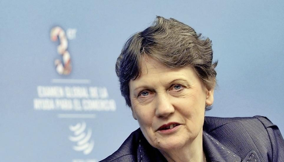 Helen Clark verlangt mehr internationale Zusammenarbeit für Frieden und gegen den Klimawandel. Bild: Key