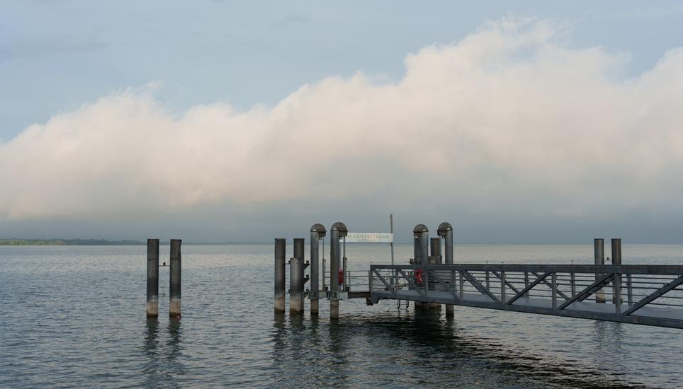 ... dafür malerische Wolkenformationen, die zumindest im nördlichen Zipfel der Schweiz vergleichsweise wenig Schaden mit sich brachten. Bild: Markus Bruggmann