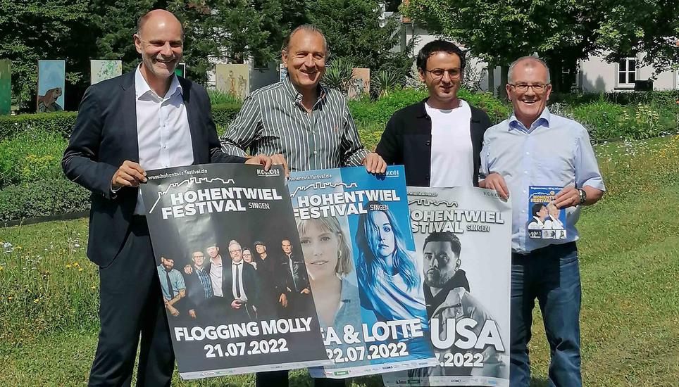 Bald stehen das Hohentwielfestival und das Burgfest an. Bild: Radio Munot