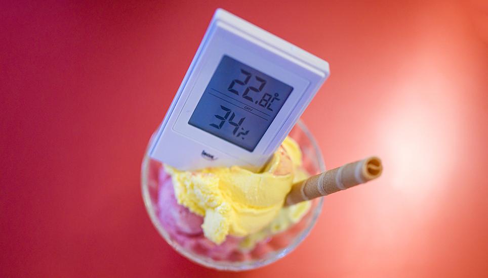 Noch besser hilft ein Glace.