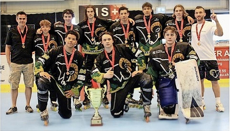 Der Schweizer Meister: IHT Schaffhausen U 18. Bild: zVg