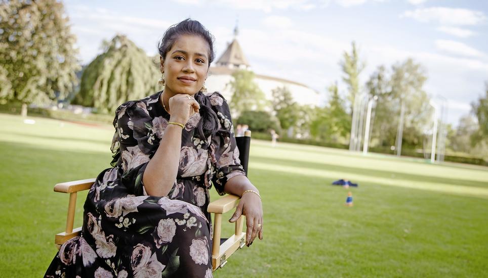 An das Munotareal hat Mehala Pathmanathan schöne Erinnerungen. Hier traf sie sich oft mit ihren Freundinnen zum Sport und zum Austausch. Bild: Roberta Fele