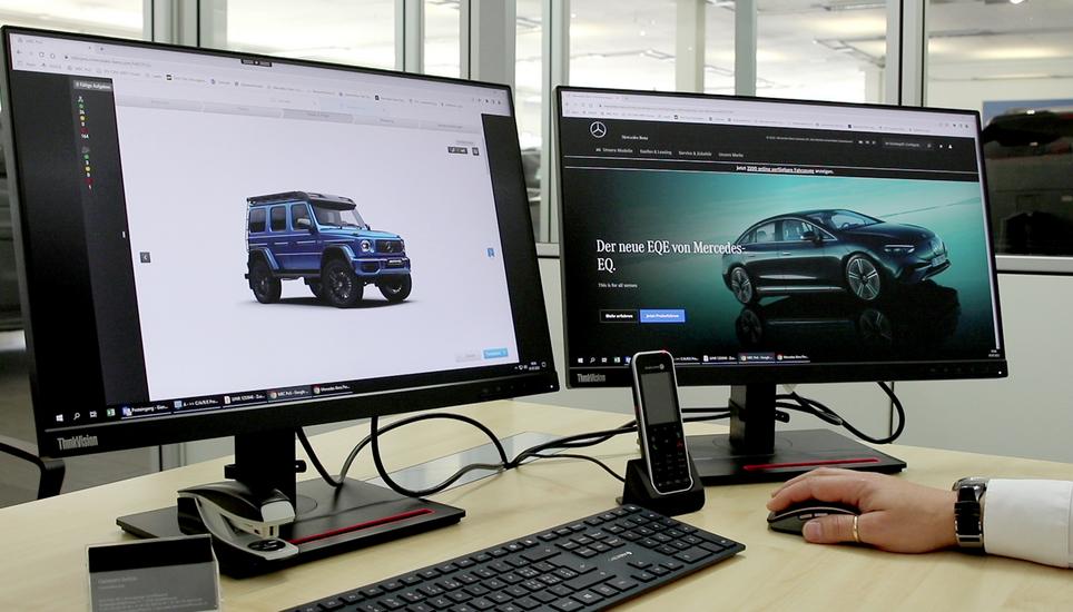 Ein perfekt abgestimmtes Auto übergeben, das macht Verkaufsberater Gianmarco Iaccico stolz.