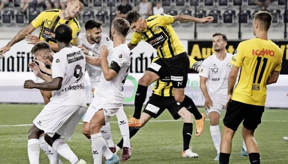Kein Durchkommen: Die FCS-Spieler um Raul Bobadilla (links) konnten die Wiler Abwehr nicht überwinden. Bild: Roger Albrecht