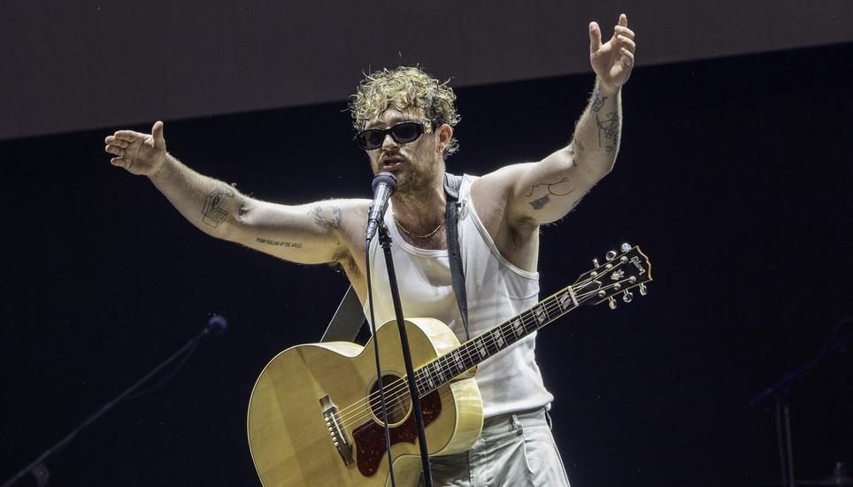 Auch Tom Grennan war in Topform.