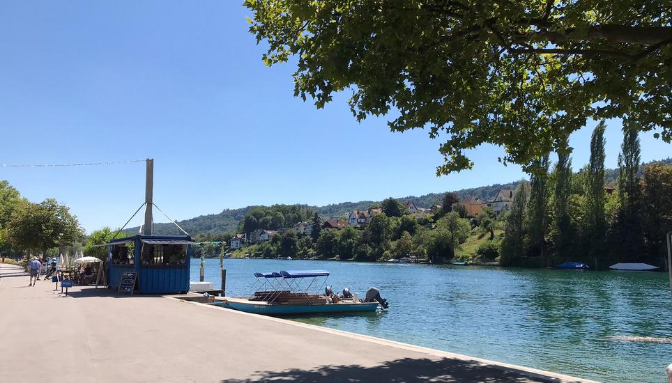 Seit diesem Sommer patrouilliert ein Sicherheitsdienst am Lindli an den Sommerabenden. Bild: Radio Munot