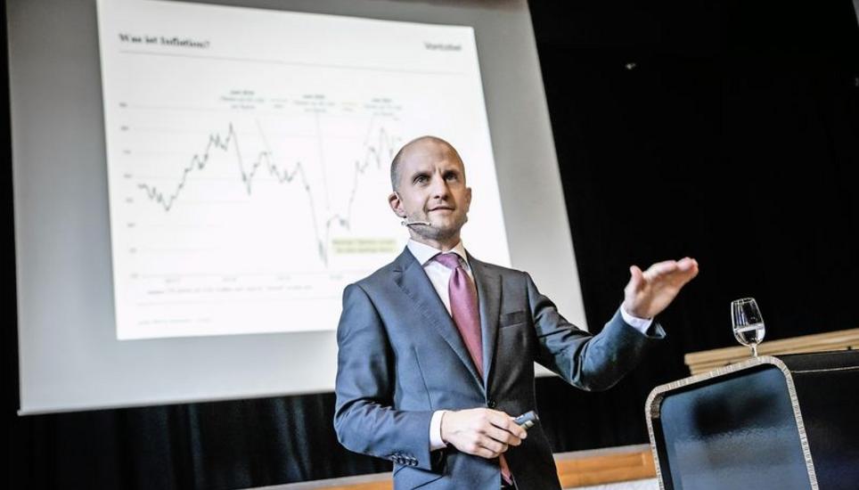 Reto Cueni, Chefökonom der Bank Vontobel, rechnet damit, dass die Inflation schon nächstes Jahr zurückgehen wird. BILD ROBERTA FELE