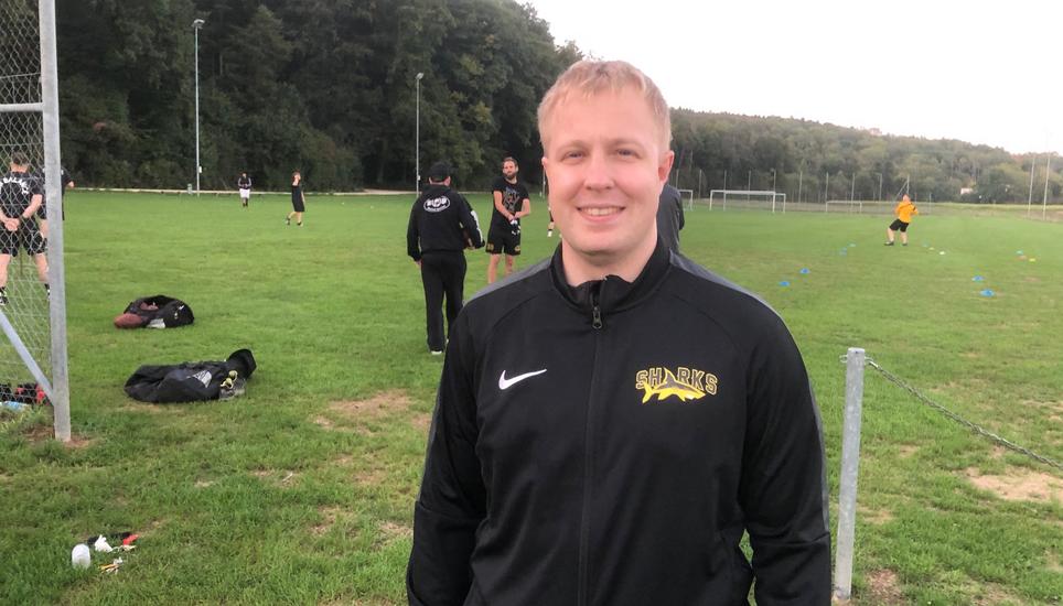 Das Vorstandsmitglied der Schaffhausen Sharks, Marc Herrmann. Bild: Radio Munot