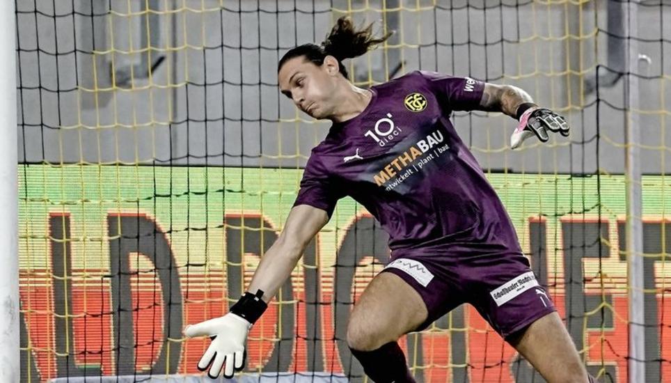 Der Anfang vom Ende: FCS-Keeper Francesco Ruberto kann dem Ball nur machtlos hinterherschauen, den 0:1-Rückstand konnte der FCS nicht mehr wettmachen. Bild: Alb