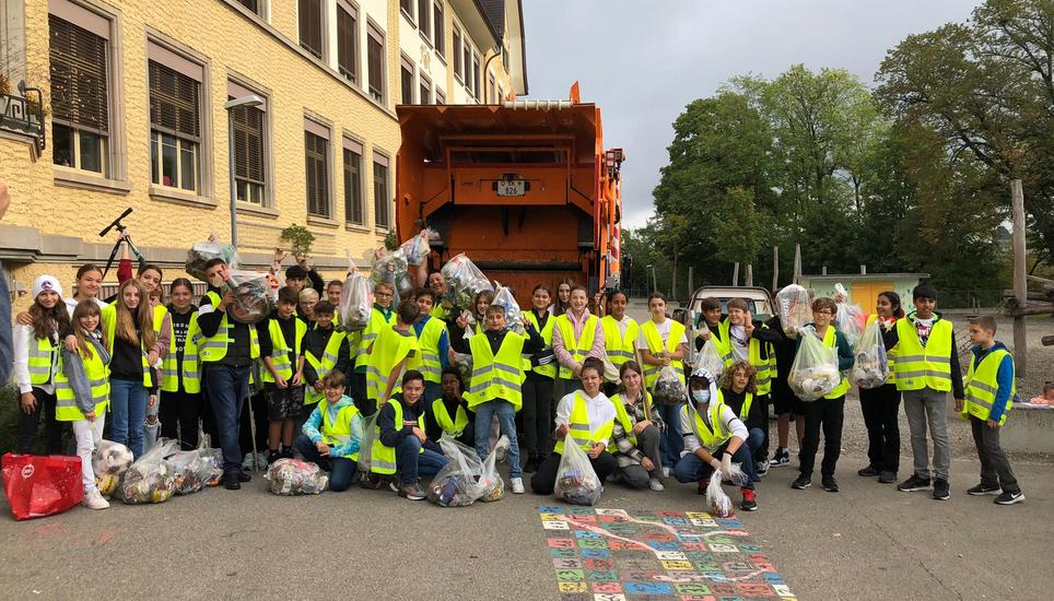Saubere Sache: Der Clean-Up-Day. Bild: Radio Munot