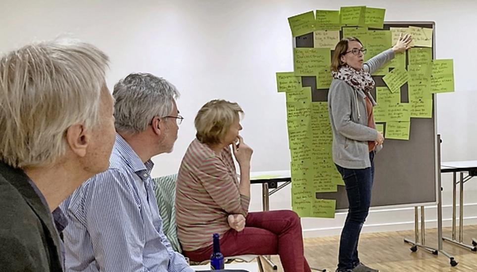Virginia Müller (r.) versuchte am Ende, die Aussagen zu ordnen. Bild: id