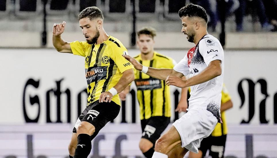 Hart umkämpft war das Hinspiel zwischen dem FCS und dem FCA – mit dem besseren Ende für Aarau, das 2:0 gewann. Bild: Roger Albrecht