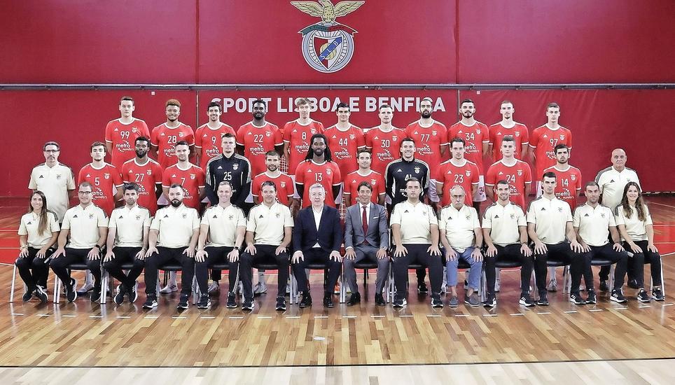 Der Titelverteidiger SL Benfica Lissabon spielt am Dienstagabend in der EHF European League in Schaffhausen gegen die Kadetten. Bild: zVg/SN Benfica Lissabon
