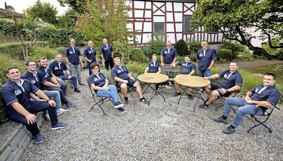 Das OK des Thurgauer Kantonal-Schwingfests in Ermatingen. Bild: zVg