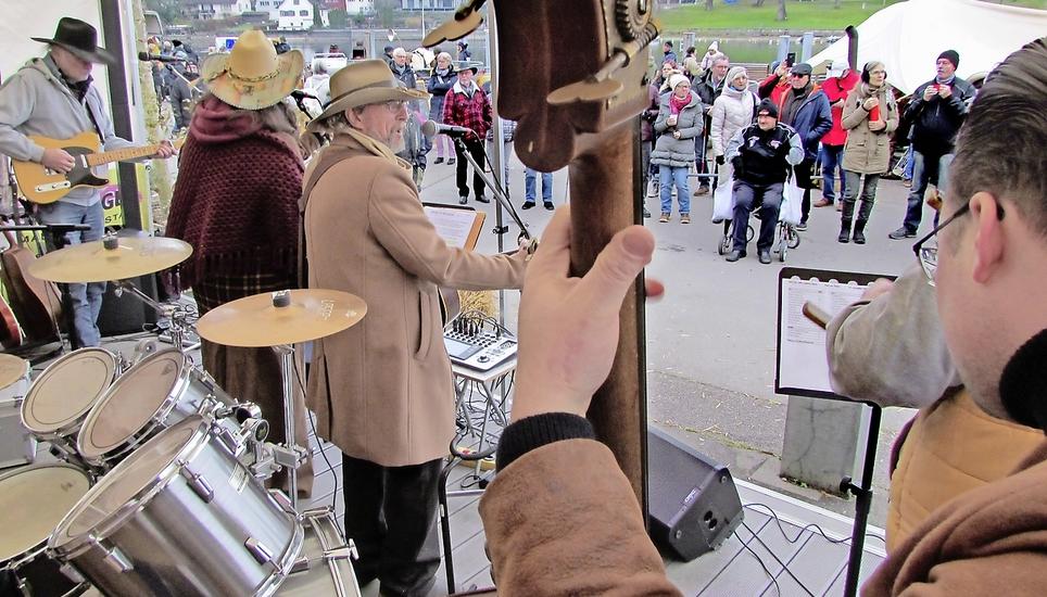 Die B&L Country Band sorgte für die passende musikalische Ambiance. Bild: Ernst Hunkeler