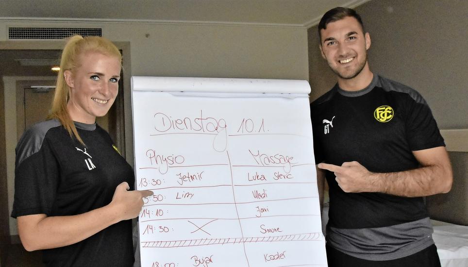 Der Terminplan von Linda Klaus und Gerry Tsakmakidis ist prall gefüllt. Dazu kommen immer wieder spontane Konsultationen.
