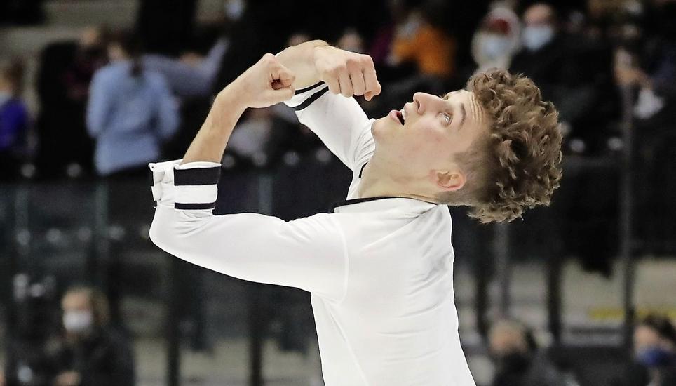 Den Blick nach oben gerichtet: Lukas Britschgi peilt einen Top-Ten-Platz an den EM in Finnland an. Bild: Key