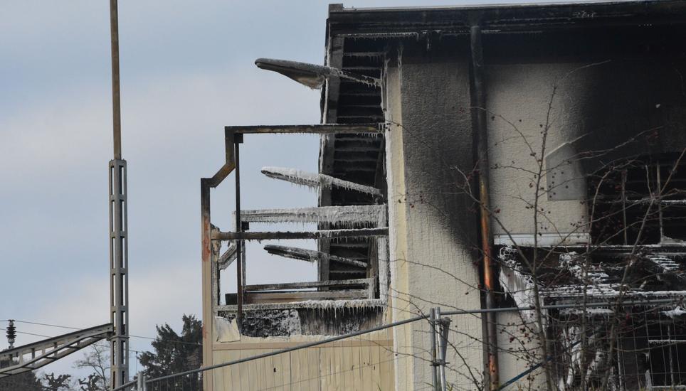 Zum Zeitpunkt des Brandes befanden sich keine Personen im Gebäude. Bild: Mia Schatzmann