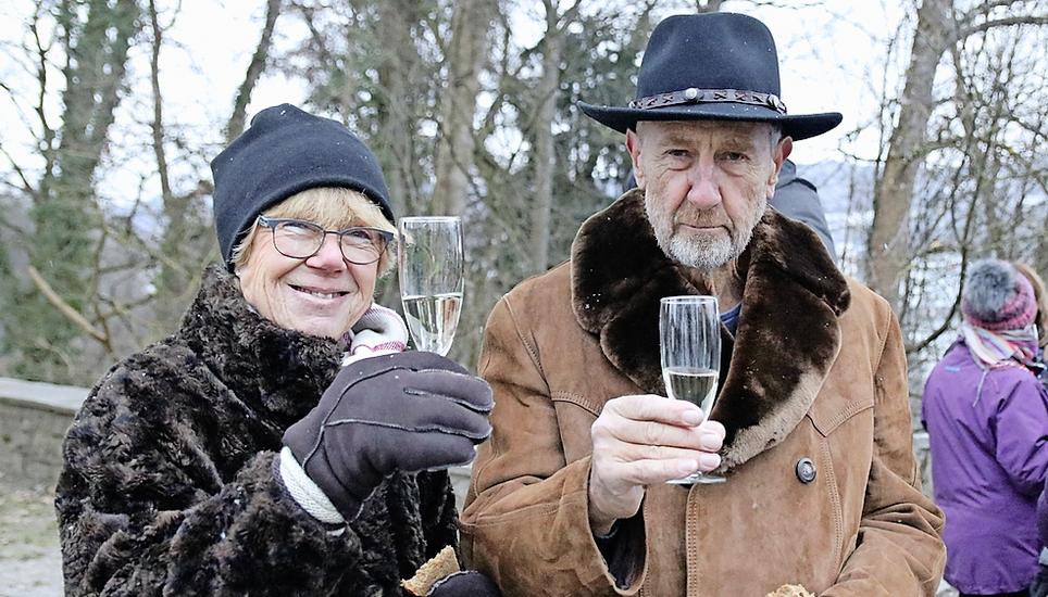 Ursula und Peter Opitz geniessen die historischen Vorträge und die Geselligkeit im Verein.