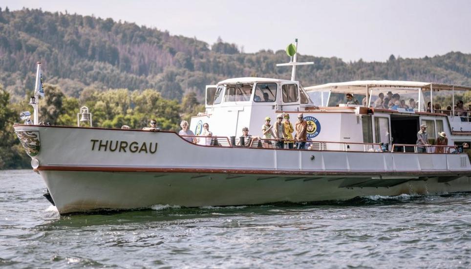 Die Motoren des URh-Schiffs «Thurgau» wurden in der Winterpause generalrevidiert. Bild: Melanie Duchene