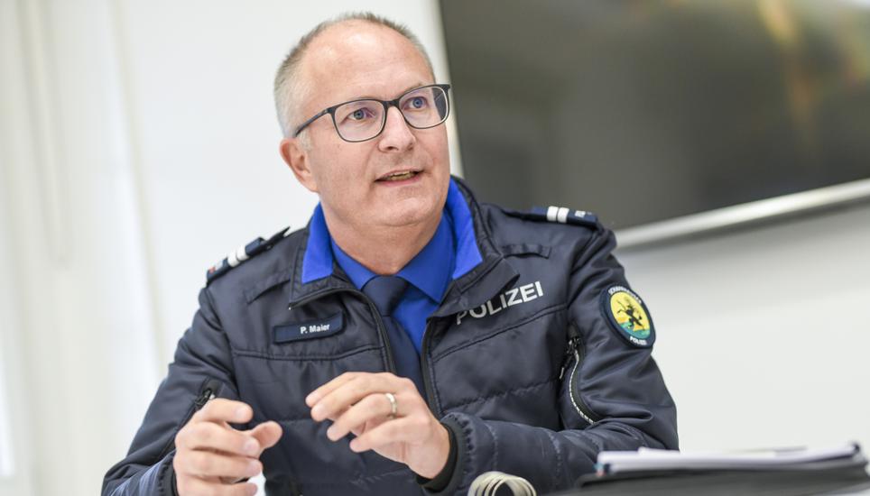 Polizeikommandant Philipp Maier. Bild: Melanie Duchene