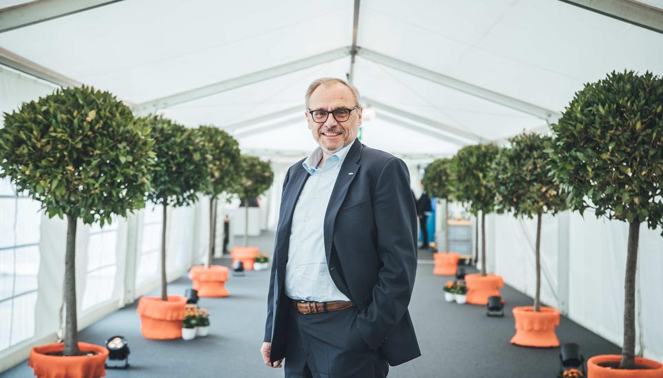 Peter Ziswiler, aufgenommen an der GF-Generalversammlung diese Woche, ist Personalchef des GF-Konzerns. Bild: Roberta Fele
