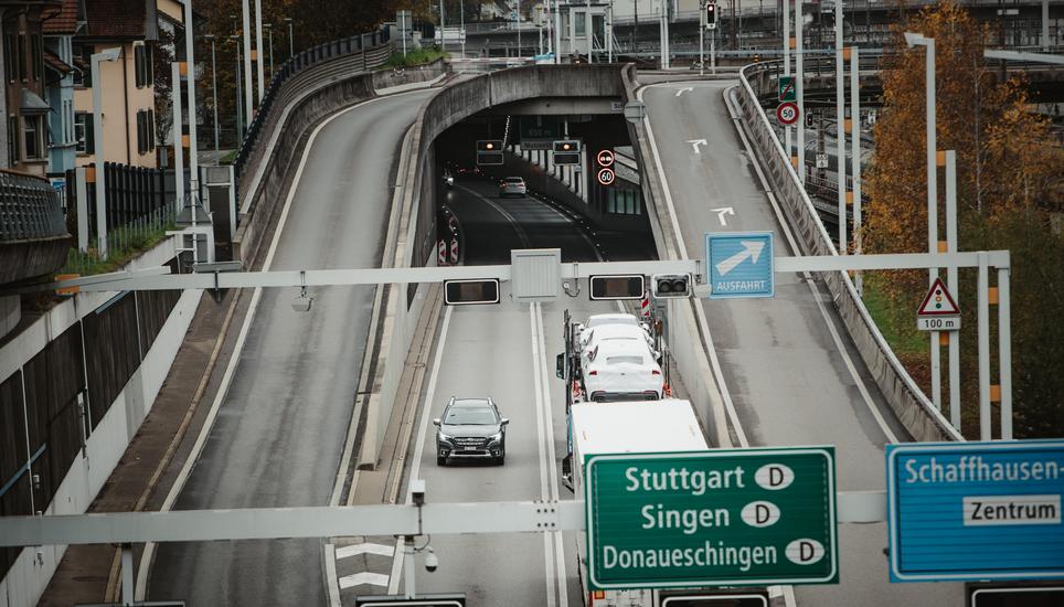 Die geplante zweite Fäsenstaub-Röhre beschäftigt die Politik in Schaffhausen weiterhin. Bild: SN-Archiv/Roberta Fele
