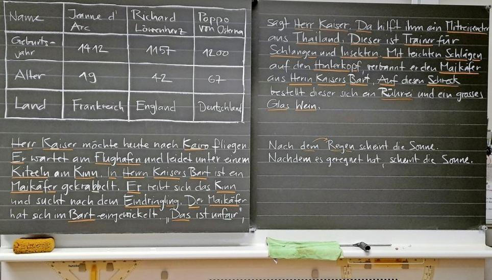 Der Sieg über die Rechtschreibfehler bringt wieder Freude ins Leben. Bild: zVg/Verein Bildungsraum Schaffhausen