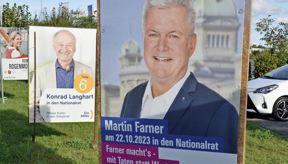 Bei der Neubesetzung des National- und Ständerats zählt Bekanntheit in der Region mehr als alles andere. Bild: Alexander Joho