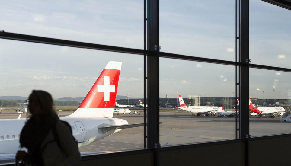 Alltagbilder.
Ein Swiss Flugzeug in Flughafen Zuerich am 22. Mai 2016


(KEYSTONE/Gaetan Bally)