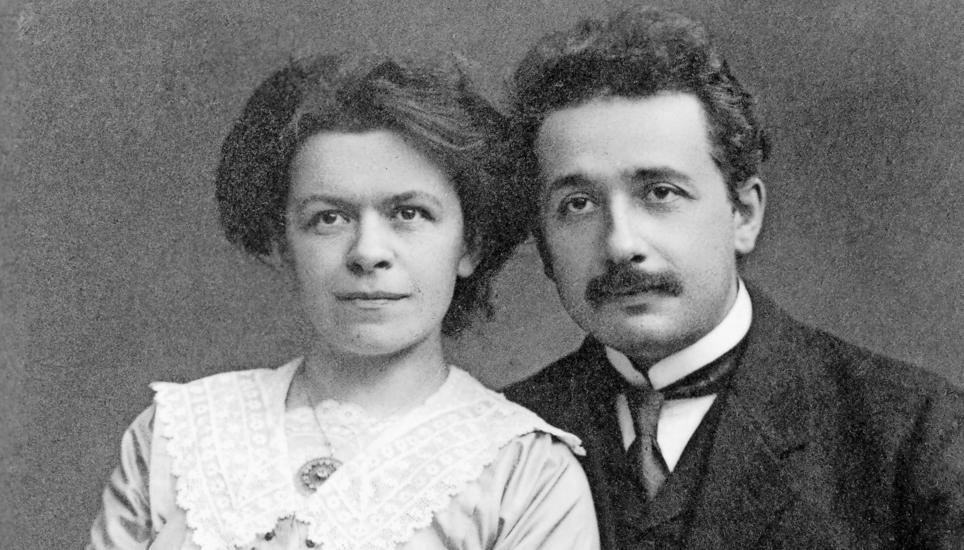 Ehepaar Einstein in Prag
