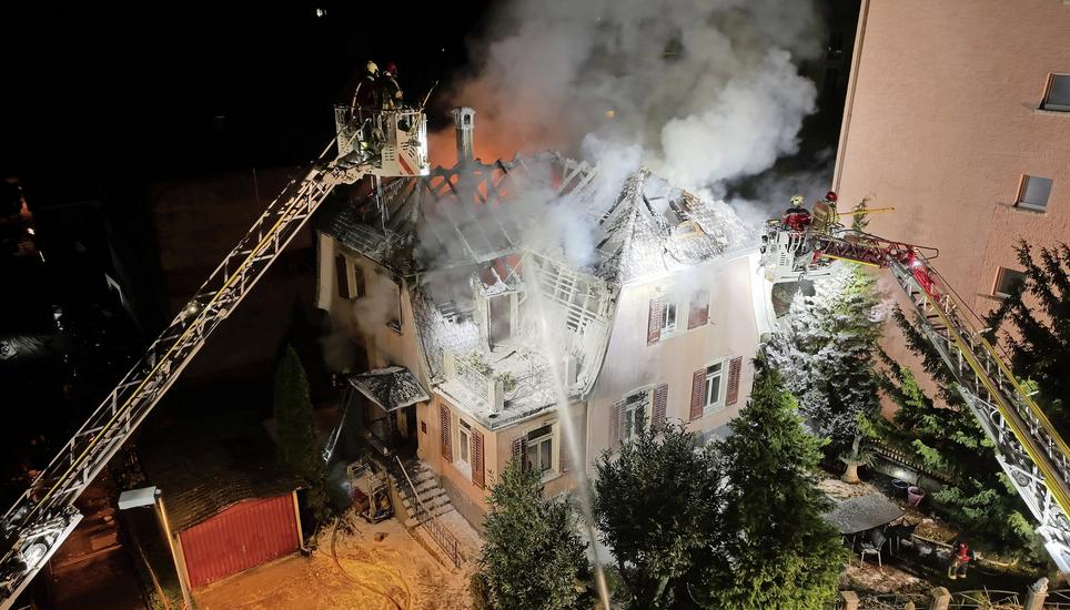 Für das Feuer an der Poststrasse konnte keine Brandursache ermittelt werden. Bild: zVg/Schaffhauser Polizei default