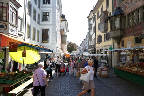 Puuremärt, Bauernmarkt, Schaffhausen, Altstadt, Einkaufen