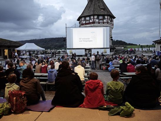 Gut besucht: Das Munotkino-Openair im letzten Jahr. Bild: Robin Blanck