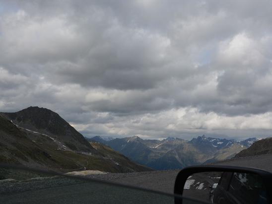 Zum Schluss noch die Aussicht vom Ziel auf den Tiefenbachgletscher bei Sölden