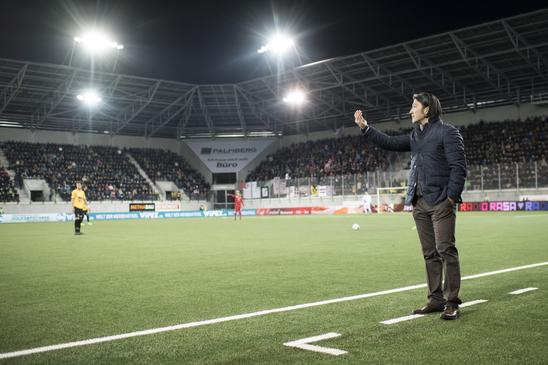 Machte sich sofort ans Werk beim FC Schaffhausen: Murat Yakin nach seiner Verpflichtung. Bild: Key