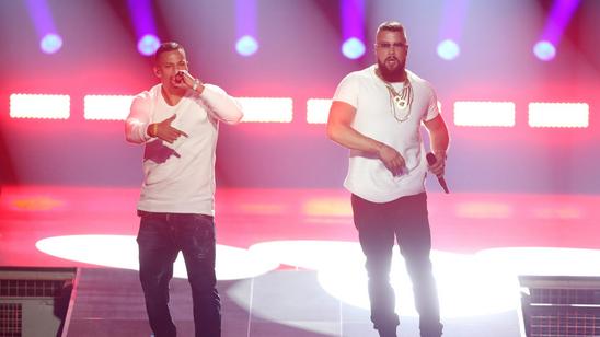 Die umstrittenen Rapper Farid Bang und Kollegah kamen in Schaffhausen nicht gut an. Bild: Key