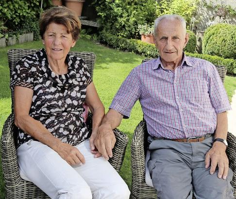 55 Jahre verheiratet: Beate und Walter Cattarinetti. Bild: Jasmin Stihl