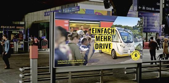 Solche Plakate sollen zum Beispiel am Zürcher Hauptbahnhof hängen. Visualisierung: zvg
