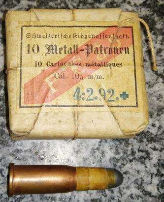 Teile der sichergestellten Munition.