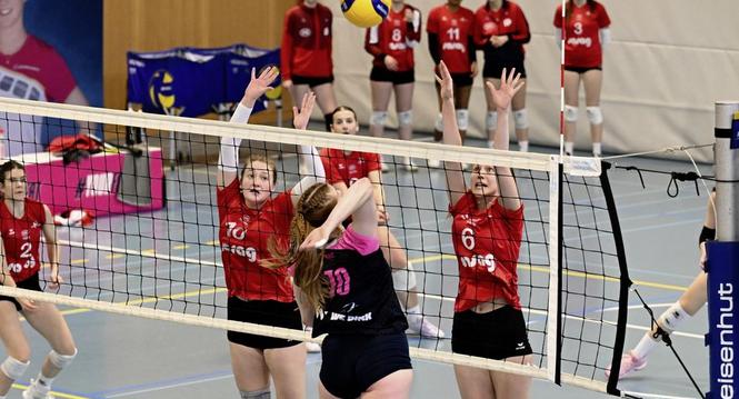 Volleyball, 1. Liga 2023-2024: NNV Volleyball Academy Zurich - VC Kanti 2 3-0, Kloten, Sporthalle Ruebisbach, 09.03.2024 ?? Reinhard Standke