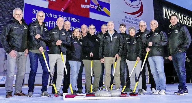 13.03.2024, Schaffhausen, Curling;  (Roger Albrecht/sport-presse)